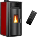 Luft- Pelletofen Anita 15 kW Sannover Bordeaux