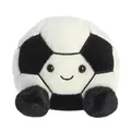 Aurora, 33869, Palm Pals Striker Football 5In, Soft Toy, Black & White