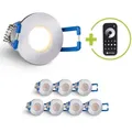 Einbaustrahler Mini Livorno 3W 2700K IP65 - Farbe: silber - Anzahl: 8x