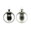 Weihnachtsbaumkugel  16er-Set   ¦ silber ¦ Glas,Aluminium Ø: 3.5