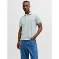 Jack & Jones Poloshirt JJEPAULOS POLO SS NOOS Baumwolle, slim fit blau XS (46)