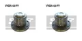 SKF 2x Radnabe Radlagersatz vorne für Mercedes Sprinter 35-T Kasten B907 B910