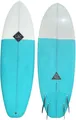 LIGHT THE BOMB Surfboard resin tint white/blue - 6,0