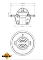 Für NRF 725183 THERMOSTAT