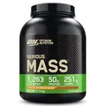 Optimum Nutrition Serious Mass hochkalorisches Proteinpulver für Masseaufbau mit 25 Vitaminen und Mineralien, Kreatin und Glutamin, Schoko-Erdnussbutter-Geschmack, 8 Portionen, 2,73 kg