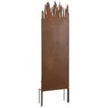 Estexo - Metall Gartenzaun Sichtschutzwand 150 Cm Edel-rost Sichtschutz-element Flammen