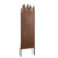 ESTEXO Sichtschutzelement Metall Gartenzaun Sichtschutzwand 150 cm Edel-Rost Sichtschutz-Eleme