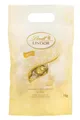 Lindt Lindor Weiße-Schokoladenkugeln Pralinés Pralinen Beutel 80 Kugeln 1 kg