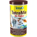 Tetra Min XL Flakes 1 l  Fischfutter Hauptfutter für Zierfische Flockenfutter