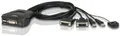 ATEN CS22D - KVM-Switch - 2 x KVM port(s) - 1 lokaler Benutzer - Desktop