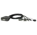 Aten ATEN CS22D-AT 2 Port KVM-Umschalter DVI USB 1920 x 1200 Pixel Adapter