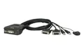 4719264640315 ATEN 2-Port USB DVI-Kabel KVM Switch mit Remote-Port-Wähler ATEN