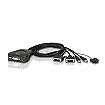 KVM Switch, 2-fach, ATEN CS22D, USB, DVI, mit Kabelfernbedienung