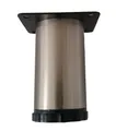 livingpoint24 Möbelfuß Möbelfuß 60mm höhenverstellbar +25mm Möbelbein Ø 42mm Stützfuss Möbel, (1-St)