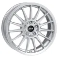 1x ATS STREETRALLYE 4-LOCH polarsilber 6.0Jx16 4x100 ET45