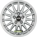 2x ATS Streetrallye polar-silber 6x16 ET45 - LK4/100 ML63.3 Felge Alu