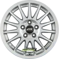 ATS Streetrallye polar-silber 6x16 ET45 - LK4/100 ML63.3 Felge Alu