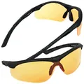 SWISS EYE Lancer yellow Sportbrille Sonnenbrille Halbrand schwarz Brillenbeutel