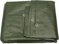 Abdeckplanen G.F. Premium Line 140g/m2 Grün 4m x 4m = 16m2 zum universellen Gebrauch mit Metallösen