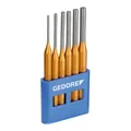 Gedore Splinttreiber-Satz inkl. PVC-Halter, 6-teilig, Stahl/Lackierung, Silber/Kupfer