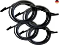 Lafuma Gummischnur-Set mit Endkappen für RSX/RSXA, 4 Schnüre, schwarz