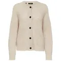 Selected Strickjacke (1-tlg) Plain/ohne Details beige S