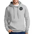 Blondie & Brownie Hoodie Biohazerd Toxic Patches Herren Hoodie Symbol Patch Urban Streetwear (Einzelprodukt, Einzelartikel) ToxicPatch Urban Shield Herrenhoodie grau L