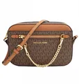 Michael Kors Tasche Umhängetasche Jet Set Item LG EW Chain Crossbody Braun Neu