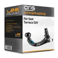 Für Seat Tarraco SUV 09.2018-05.2024 ORIS Anhängerkupplung abnehmbar NEU