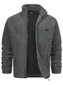 Indicode Herren INScotts Übergangsjacke mit Stehkragen & Reißverschluss | Herrenjacke für Männer Pewter, XL