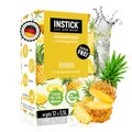 INSTICK Zuckerfreies Instant-Getränk (Ananas) - 1 Packung für 12 x 0,5-1 L - Veganes Getränkepulver Kalorienarm & Vitamin C - Instant-Pulver