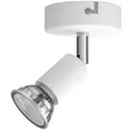 Philips 1er Limbali Decken-/Wandspot in Weiß mit 1 x GU10 Fassung IP20 - GU10 Leuchtmittel nicht enthalten
