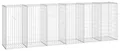 vidaXL Gabionenwand mit Abdeckung Verzinkter Stahl 300×50×100 cm