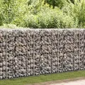 Vidaxl - Gabionenwand Mit Abdeckung Verzinkter Stahl 300×50×100 Cm