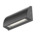 ledscom.de LED Wandleuchte/Treppenlicht SEGIN für außen, IP54, flach, Downlight, anthrazit matt, eckig, 3,8 W, 265lm, warmweiß
