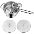 WMF Passiermühle GOURMET aus Cromargan mit 3 Scheiben 2mm, 3mm, 5mm