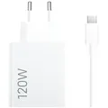 Für Xiaomi 120W HyperCharge, TurboCharge Ladegerät GaN Schnellladegerät Adapter Netzteil + 6A USB C Ladekabel - Weiß