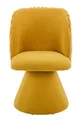 Sessel BARI I S, mit Samtvelour-Bezug, drehbar, Farbe gelb
