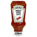 Heinz Sweet Chili Sauce – Süß-scharfe Sauce in Kopfsteherflasche – 1 x 220 ml