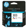 HP Hewlett-Packard 303 Tri-color Original Ink Cartridge, 303 Tri-color (T6N01AE#LS1)