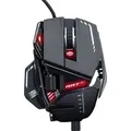 MadCatz R.A.T. 8 + Gaming-Maus USB Optisch Schwarz 11 Tasten 16000 dpi Beleuchtet, Handballenauflage, Gewichts-Tuning, Integrierter Profilspeicher