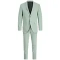 Jack & Jones PlusSize Anzug JPRFRANCO SUIT NOOS PLS (2-tlg) aus Polyester, Viskose und Elasthan, Slim Fit Passform, pflegeleicht grün 66