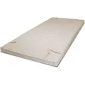 Topper aus Rosshaar: Luxuriöser Topper für exzellenten Komfort und Unterstützung – 140x200 cm / Ecru