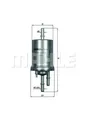 Kraftstofffilter Leitungsfilter KL 156/3 KNECHT für AUDI SEAT SKODA VW