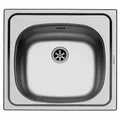 PYRAMIS Spüle E33 Edelstahl / Ausschnitt 445x415 / Edelstahlspüle 1 Becken oh...