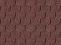 Woodtex Dachschindeln Dachschindeln Biberschwanz in Dunkelrot, 3 m²