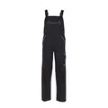 Planam 2134054 Canvas 320 Latzhose, Schwarz/Schwarz, Größe 54