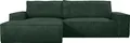 Cord-Ecksofa in Flaschengrün - links - AMELIA by PASCAL MORABITO