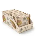 KoRo - Bio Pistazienschnitte mit 45% Pistazie 12 x 22 g- Crunchy Waffelschnitte - Mit Pistazienfüllung und weißem Kakaoerzeugnis - Vegan