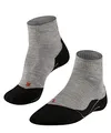 FALKE Herren Wandersocken TK5 Wander Short M Sso Wolle Funktionsmaterial antiblasen dünn 1 Paar, Grau Light Grey 3403, 39-41